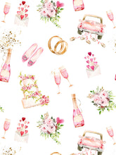 Load image into Gallery viewer, Bridal Print Short Kimono Robe