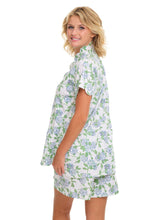 Load image into Gallery viewer, Hydrangea Pima Knit PJs with Shorts