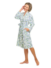 Load image into Gallery viewer, Hydrangea Pima Knit Classic robe