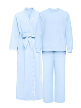 Load image into Gallery viewer, Ice Blue Bundle: Robe + Loungewear Set