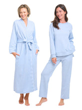Load image into Gallery viewer, Ice Blue Bundle: Robe + Loungewear Set