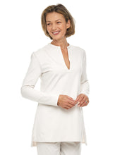 Load image into Gallery viewer, Cream Loungewear V-Neck Top (Only)