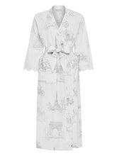 Load image into Gallery viewer, Paris Print Classic Robe