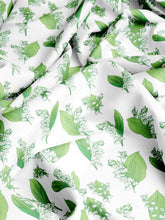 Load image into Gallery viewer, Green Lily of the Valley Indoor Fabric