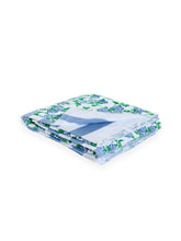 Load image into Gallery viewer, Hydrangea/Striped Beach Towel