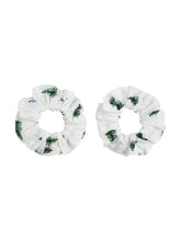 Load image into Gallery viewer, Ski Print Hair Scrunchies (set of 2)