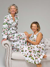 Load image into Gallery viewer, White Hummingbird Bundle: Classic Robe + Gathered Nightgown