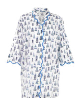 Load image into Gallery viewer, Pagoda Print Nightshirt