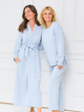 Load image into Gallery viewer, Ice Blue  Bundle: Robe + Loungewear Set
