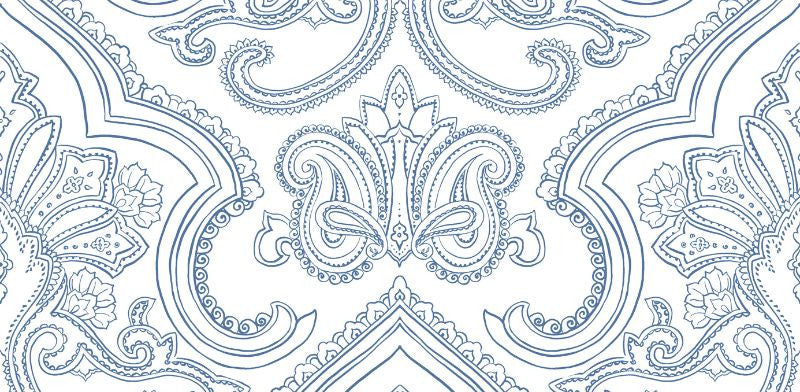 Blue Paisley