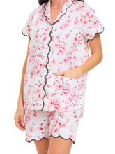 Load image into Gallery viewer, Cherry Blossom S/S PJs with Shorts
