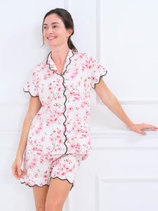 Cherry Blossom S/S PJs with Shorts