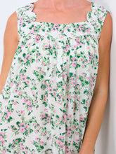 Load image into Gallery viewer, Spring Floral Gathered Nightgown
