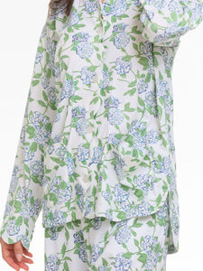 Hydrangea Pima Knit Pajamas