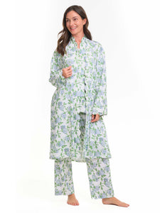 Hydrangea Pima Knit Pajamas