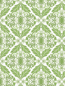 Green Filigree Indoor Fabric