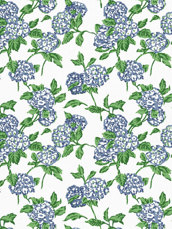 Hydrangea Clay Coated Wallpaper