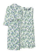 Load image into Gallery viewer, Hydrangea Suvin Bundle: Classic Robe + Gathered Nightgown
