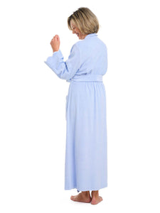 Powder Blue French Terry Classic Robe