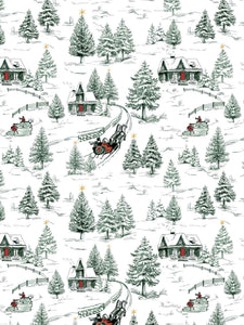 Christmas Toile Pajamas