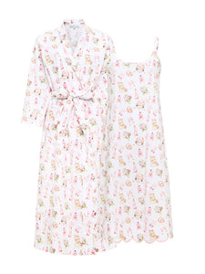 Bridal Print Bundle: Classic Robe + Nightgown