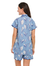 Load image into Gallery viewer, Blue Lily of the Valley S/S PJs with Shorts
