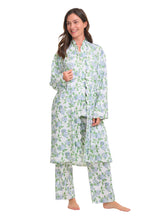 Load image into Gallery viewer, Hydrangea Pima Knit Classic robe
