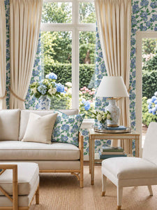 Hydrangea Clay Coated Wallpaper