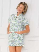 Load image into Gallery viewer, Hydrangea Pima Knit PJs with Shorts
