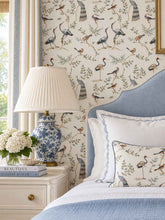 Load image into Gallery viewer, Birds of a Feather Grasscloth Wallpaper
