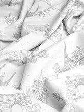 Load image into Gallery viewer, Grey Paris Indoor Fabric
