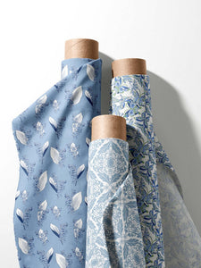 Blue Butterfly Indoor Fabric
