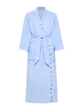 Load image into Gallery viewer, Powder Blue French Terry Classic Robe
