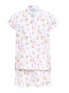 Bridal Print S/S PJs with Shorts