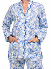 Load image into Gallery viewer, Blue Butterfly Print Pajamas