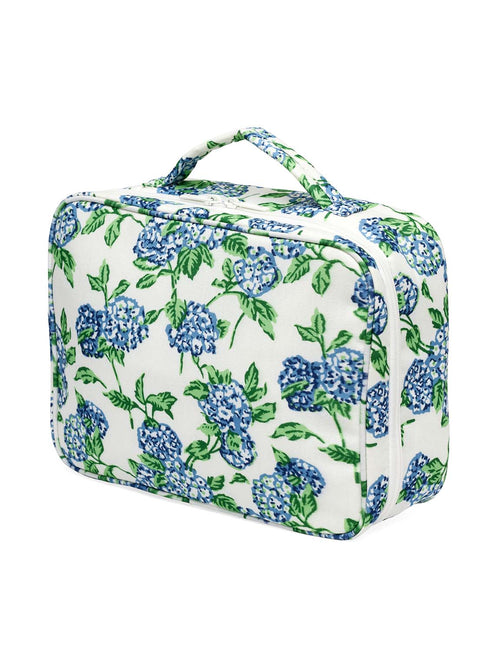 Hydrangea Large Hanging Cosmetic Bag