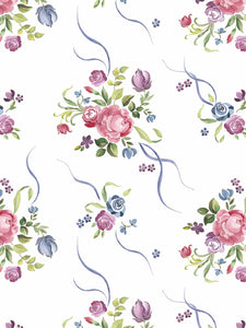 Lila Rose Clay Coated Wallpaper