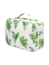 Load image into Gallery viewer, Lily of the Valley Large Hanging Cosmetic Bag