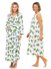Load image into Gallery viewer, Lily of the Valley Bundle: Classic Robe + Gathered Nightgown