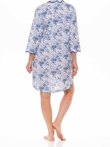 Blue Floral Nightshirt