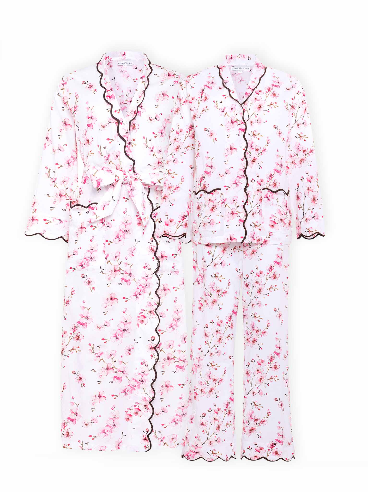 Cherry Blossom: Classic Robe + Pajamas – Heidi Carey
