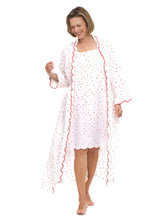 Load image into Gallery viewer, Hearts &amp; Arrows Cap Sleeve Short Nightgown
