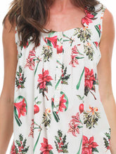 Load image into Gallery viewer, Christmas Floral Gathered Nightgown
