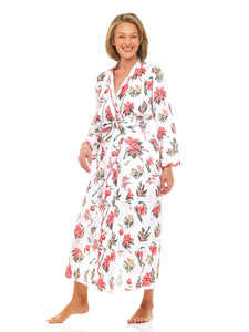 Christmas Floral Classic Robe