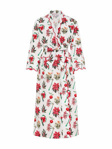 Christmas Floral Classic Robe