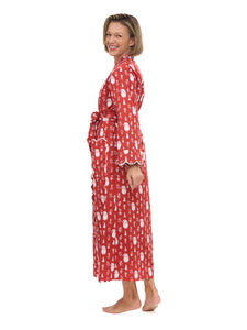 Santa Print Classic Robe