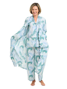 Feather Print Pajamas
