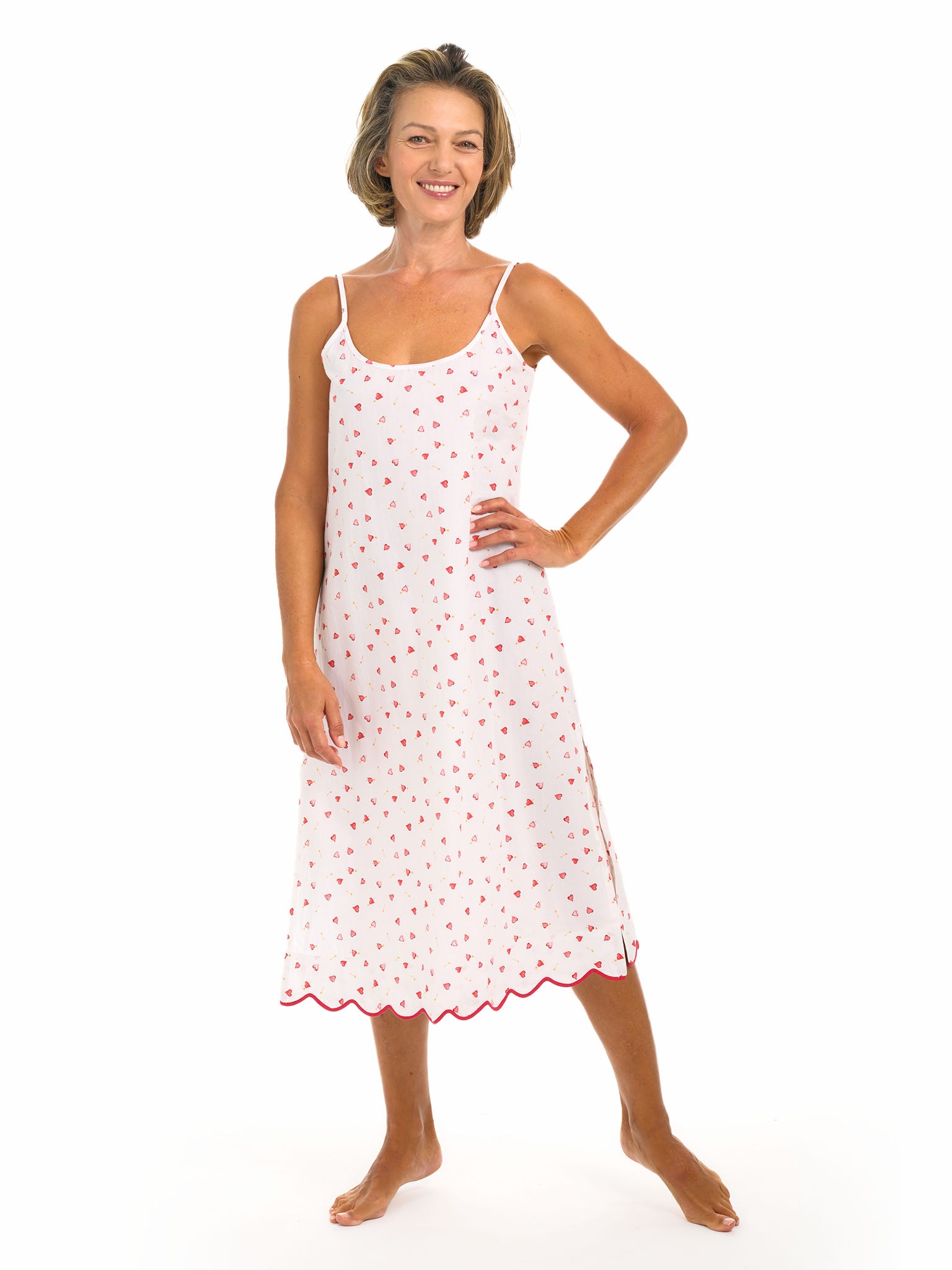 Hearts & Arrows Slip Nightgown X-LARGE