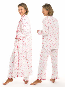 Hearts & Arrows Bundle: Classic Robe + Pajamas