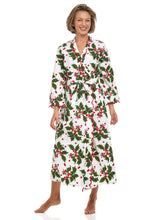 Load image into Gallery viewer, Holiday Print Classic Robe
